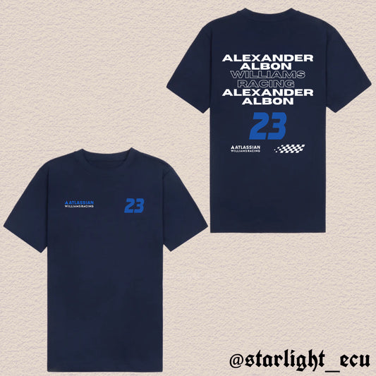 Camiseta Alex Albon 23 Williams racing