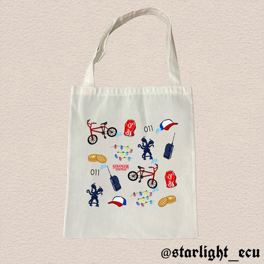 Tote bag stranger things