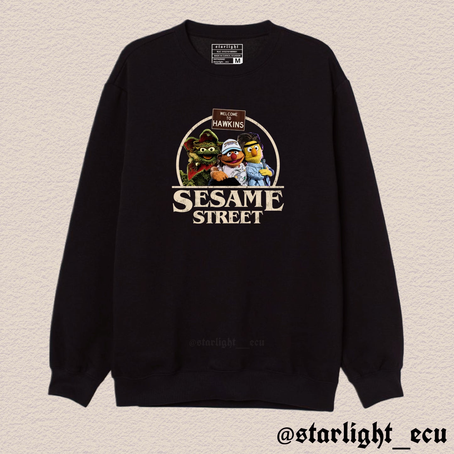 Buzo Sesame Streetstranger things