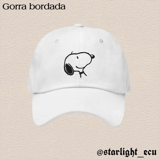 Gorra bordada snoopy