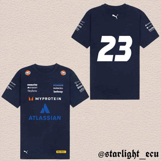 Camiseta Alex Albon 23 Williams racing