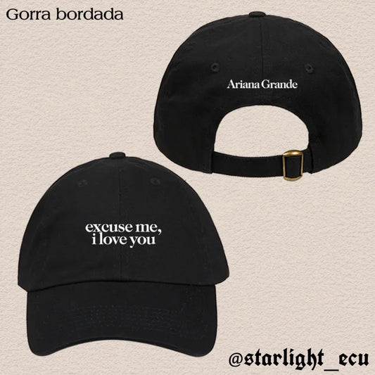 Gorra bordada excuse me, I love you