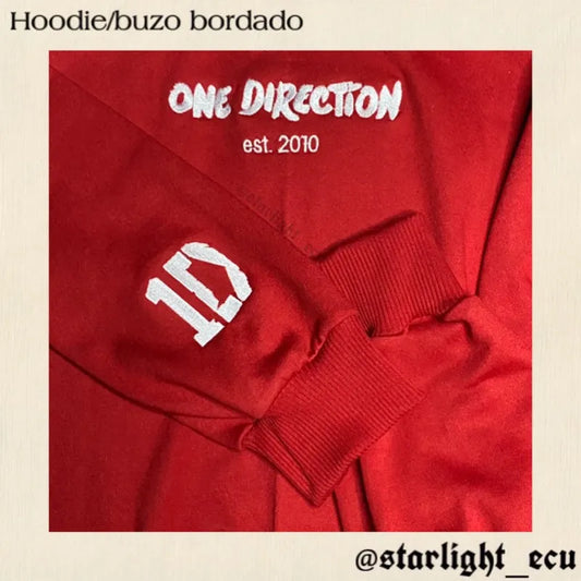 Buzo bordado one direction
