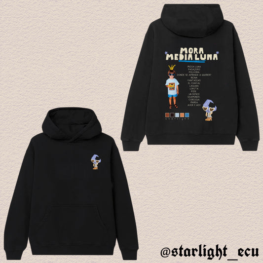 Hoodie media luna mora