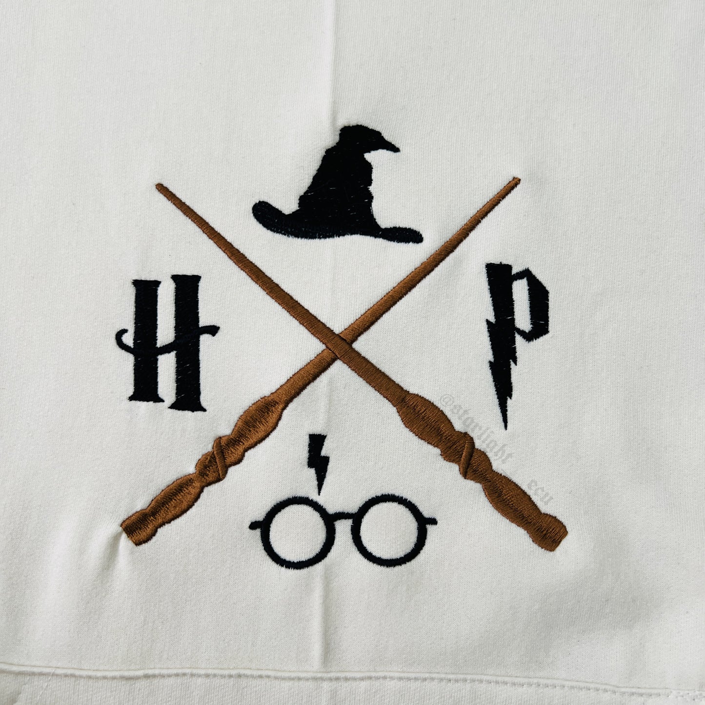 Hoodie bordado Harry Potter