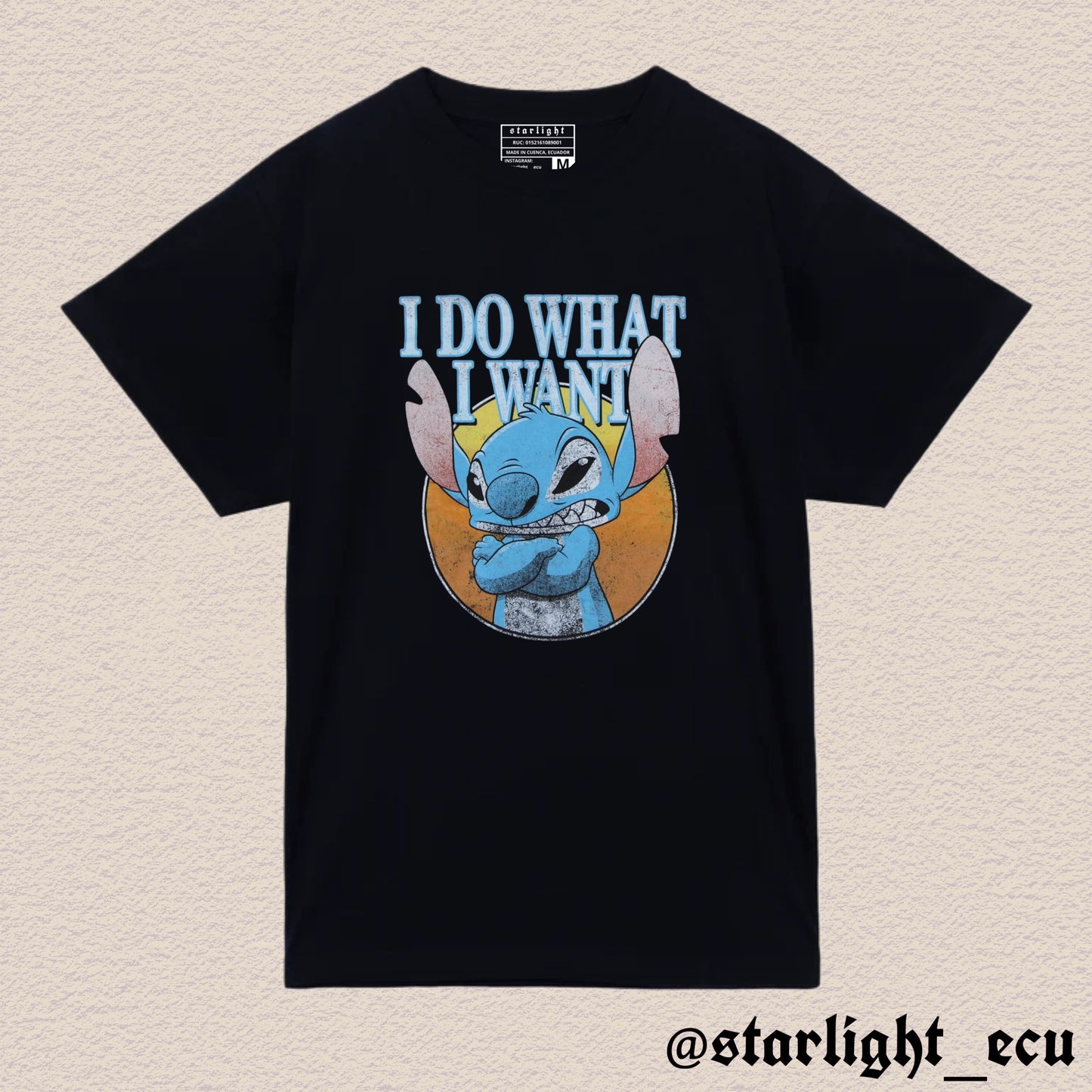 Camiseta I do what I want stitch