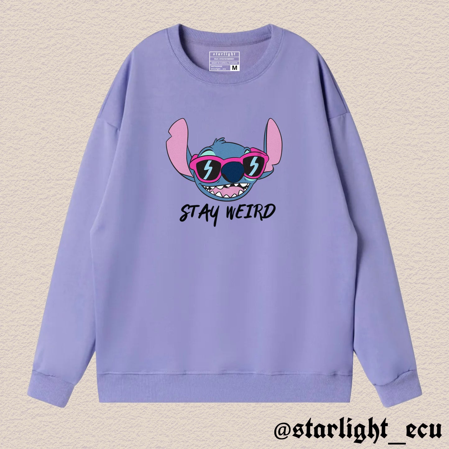 Buzo stay weird stitch