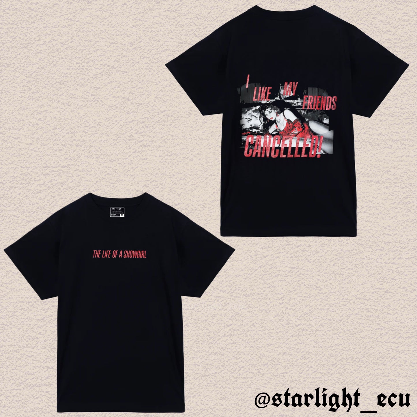 Camiseta Cancelled!! the life of a showgirl