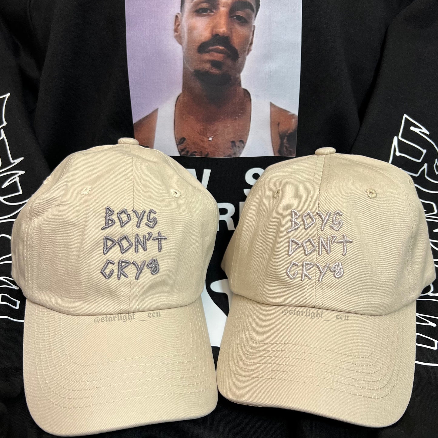 Gorras bordadas boys don’t cry