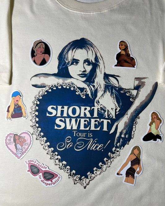 Camiseta short n sweet