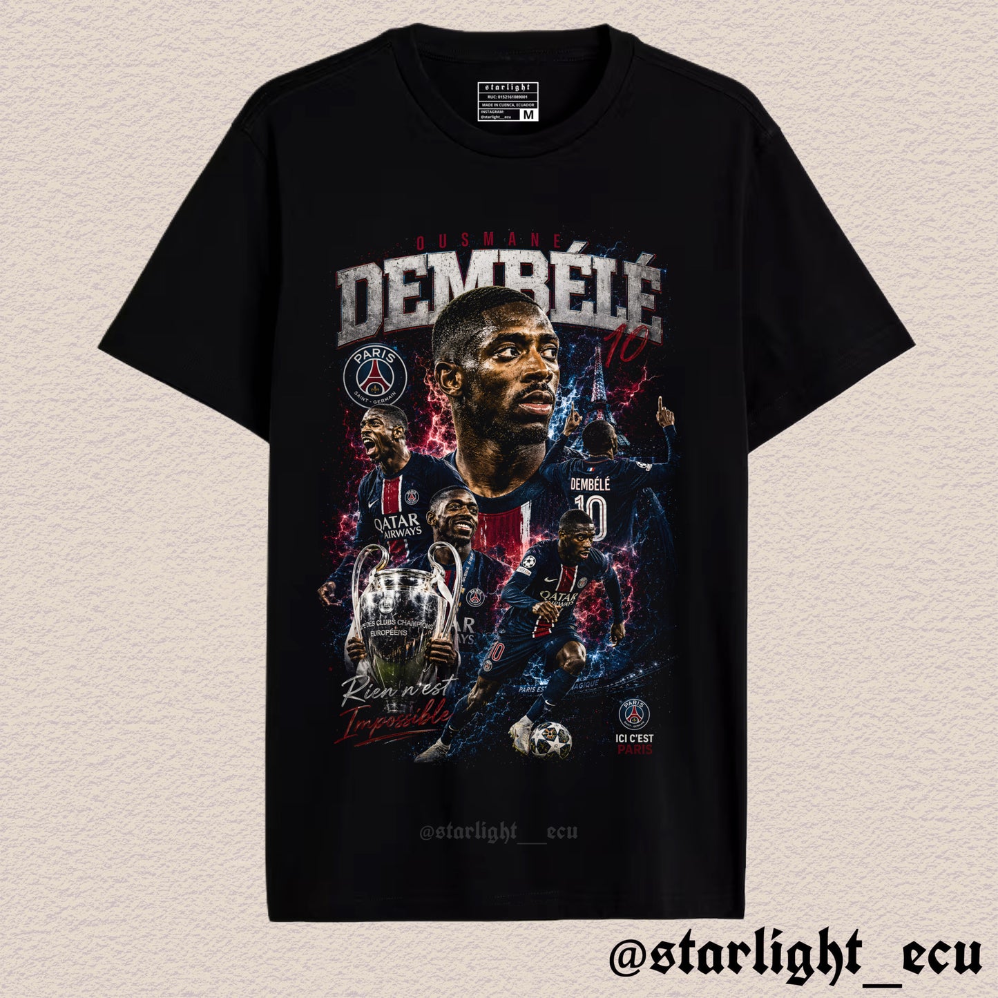 Camiseta Dembélé Paris Saint Germain 11