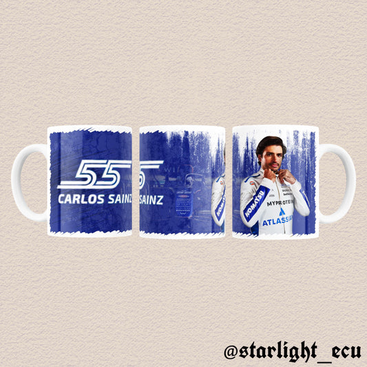 Taza Carlos Sainz 55 Williams racing