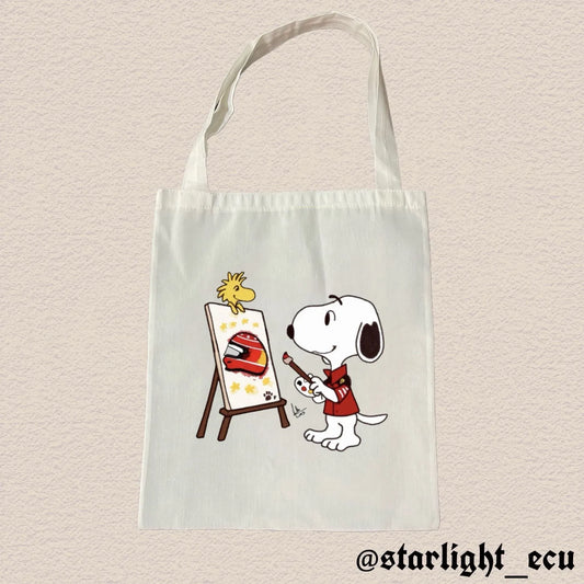 Tote bag snoopy Ferrari