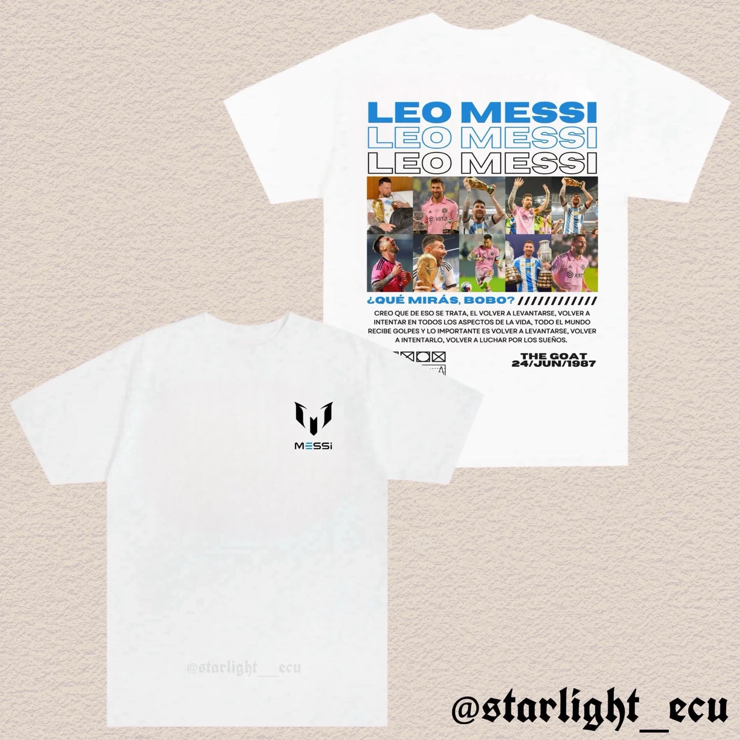 Camiseta Leo Messi