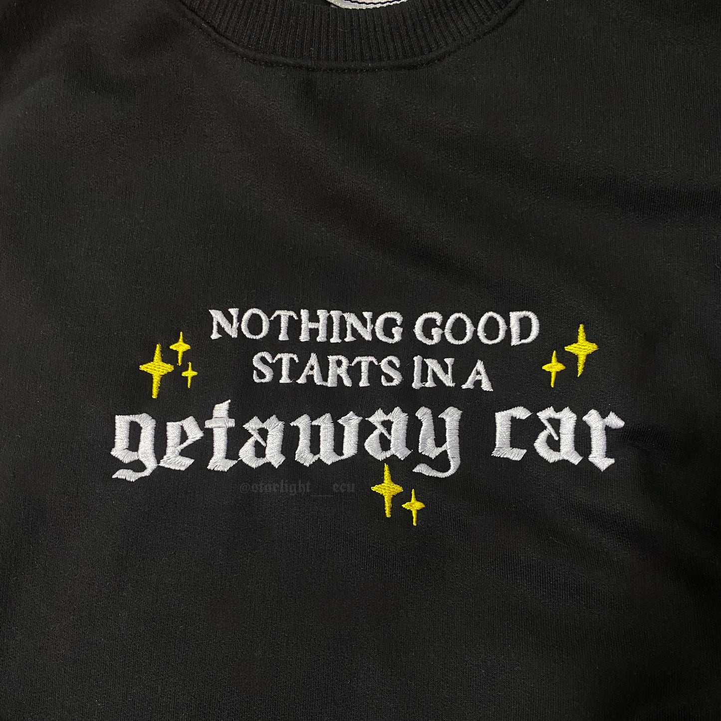 Buzo bordado getaway car reputation