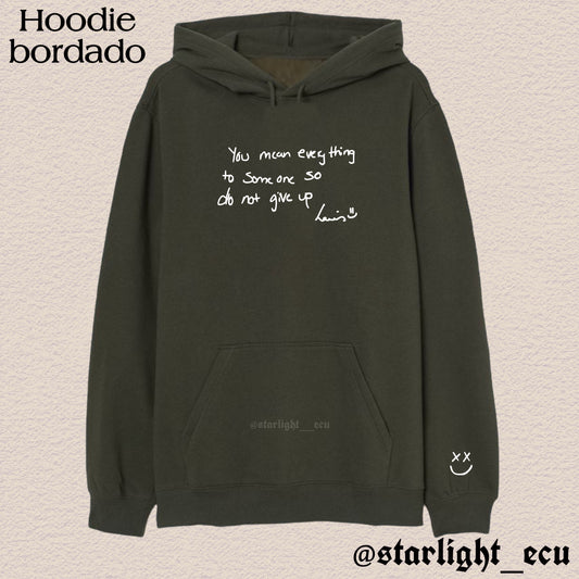 Hoodie bordado louis tomlinson